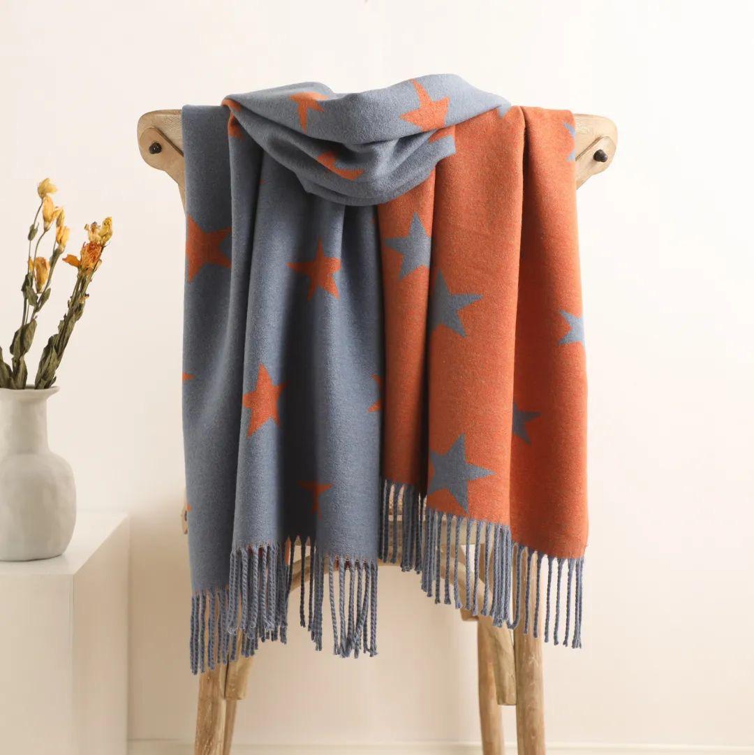 Star Pattern Winter Wrap