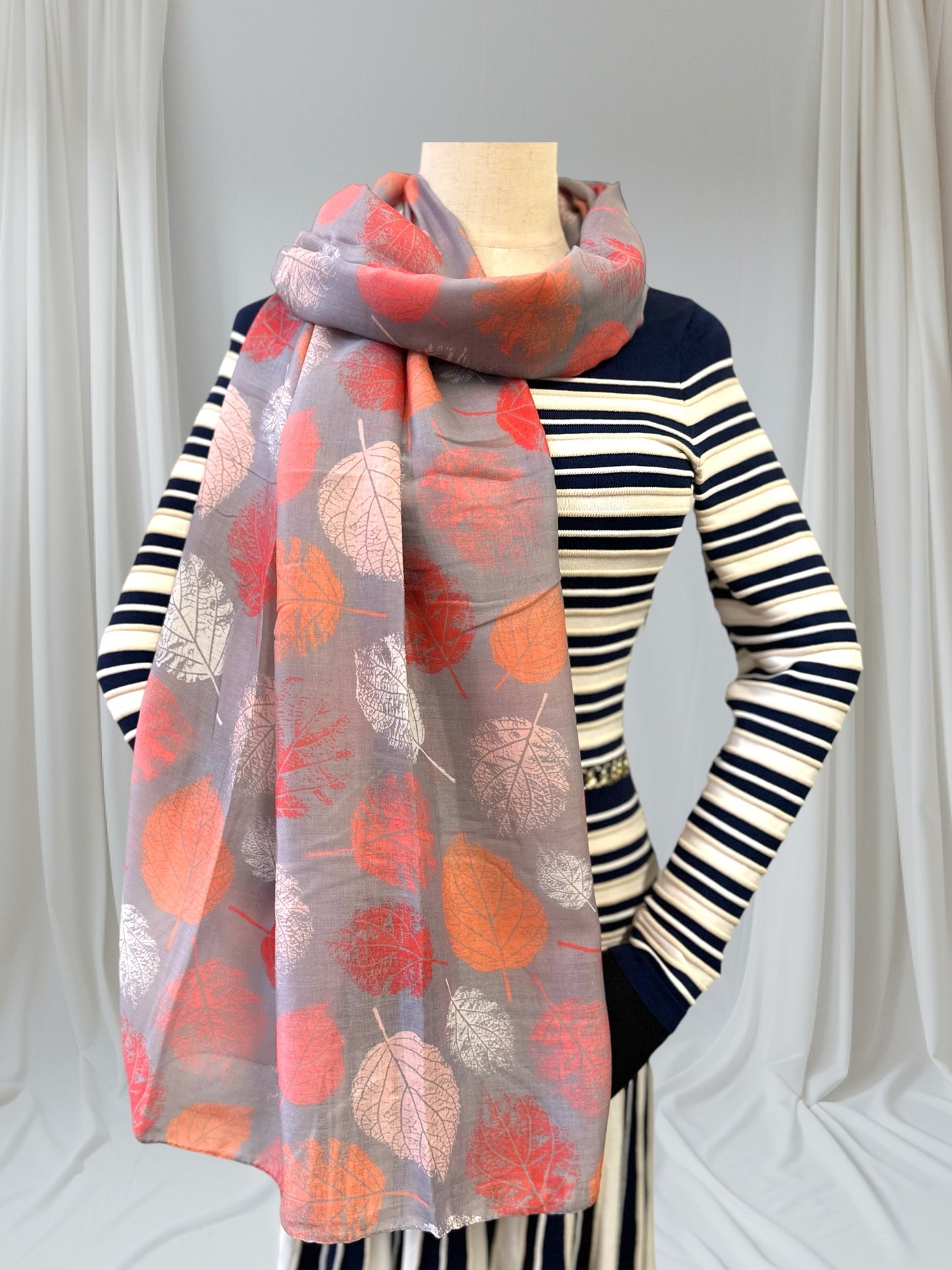 Tree Leaves  Print Scarf