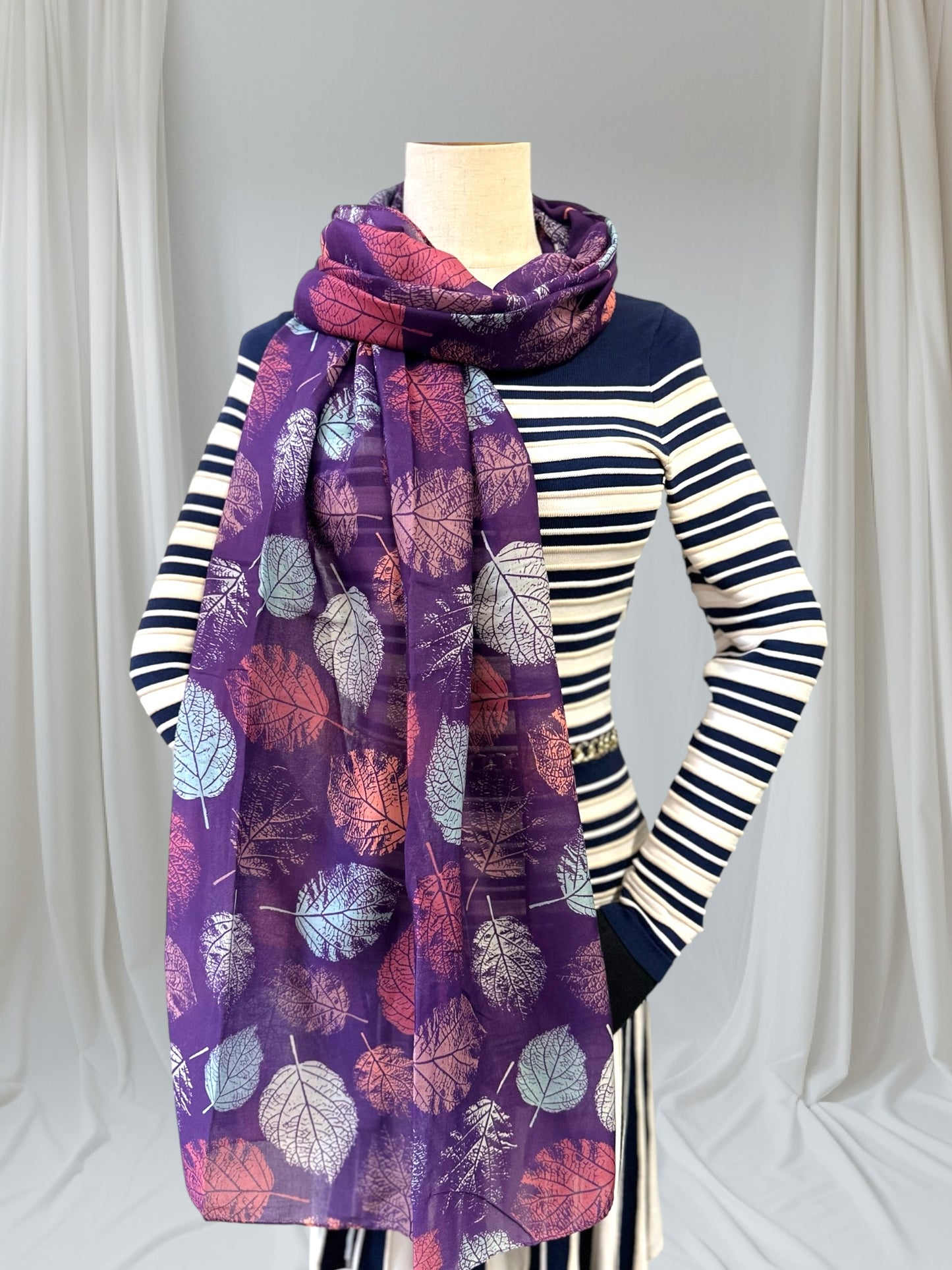 Tree Leaves  Print Scarf