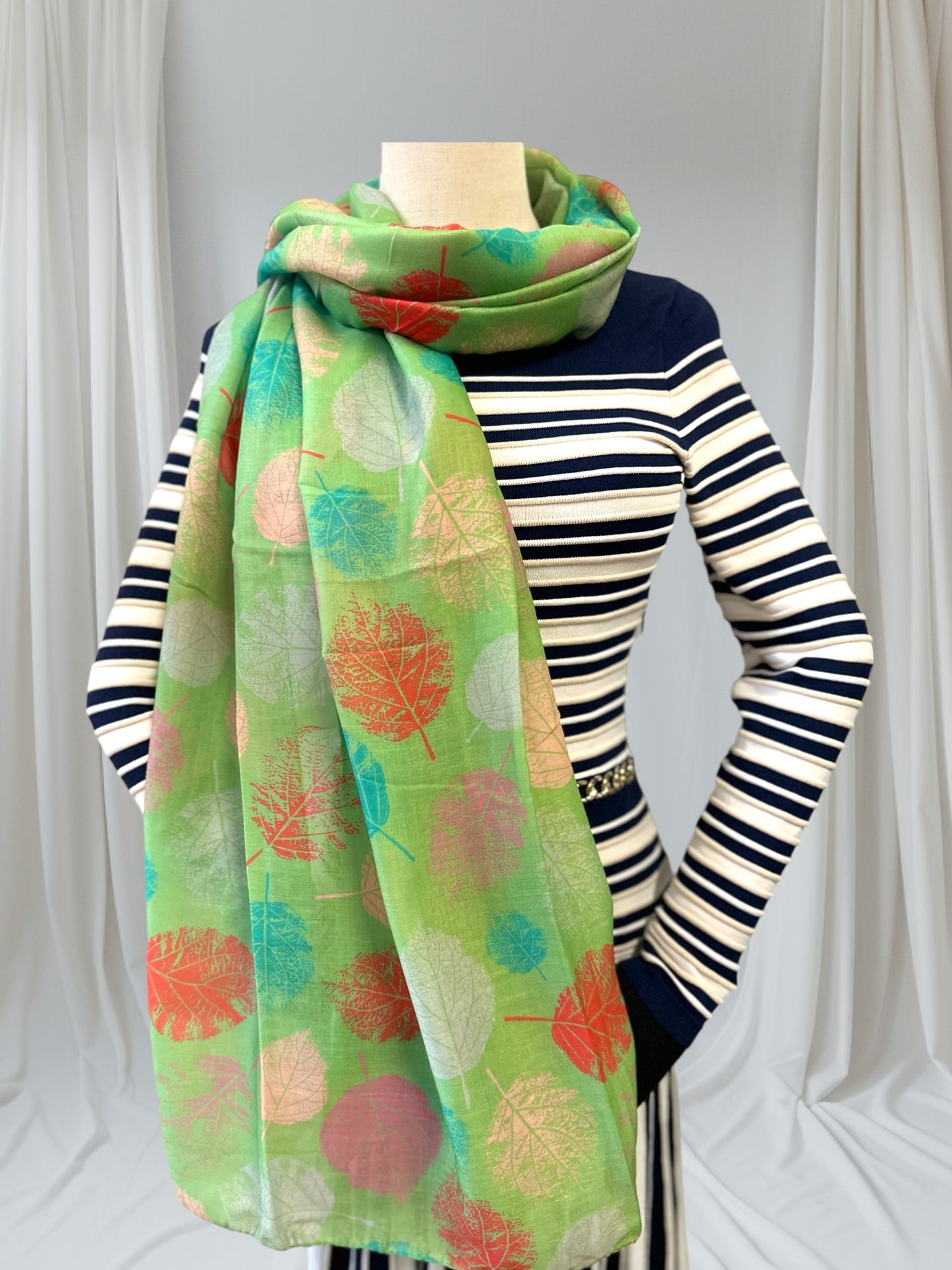 Tree Leaves  Print Scarf