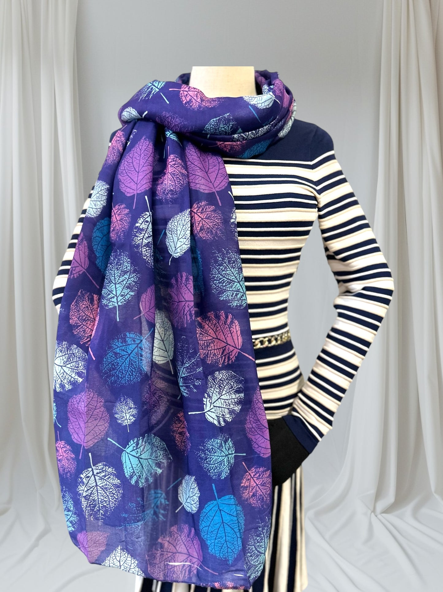 Tree Leaves  Print Scarf
