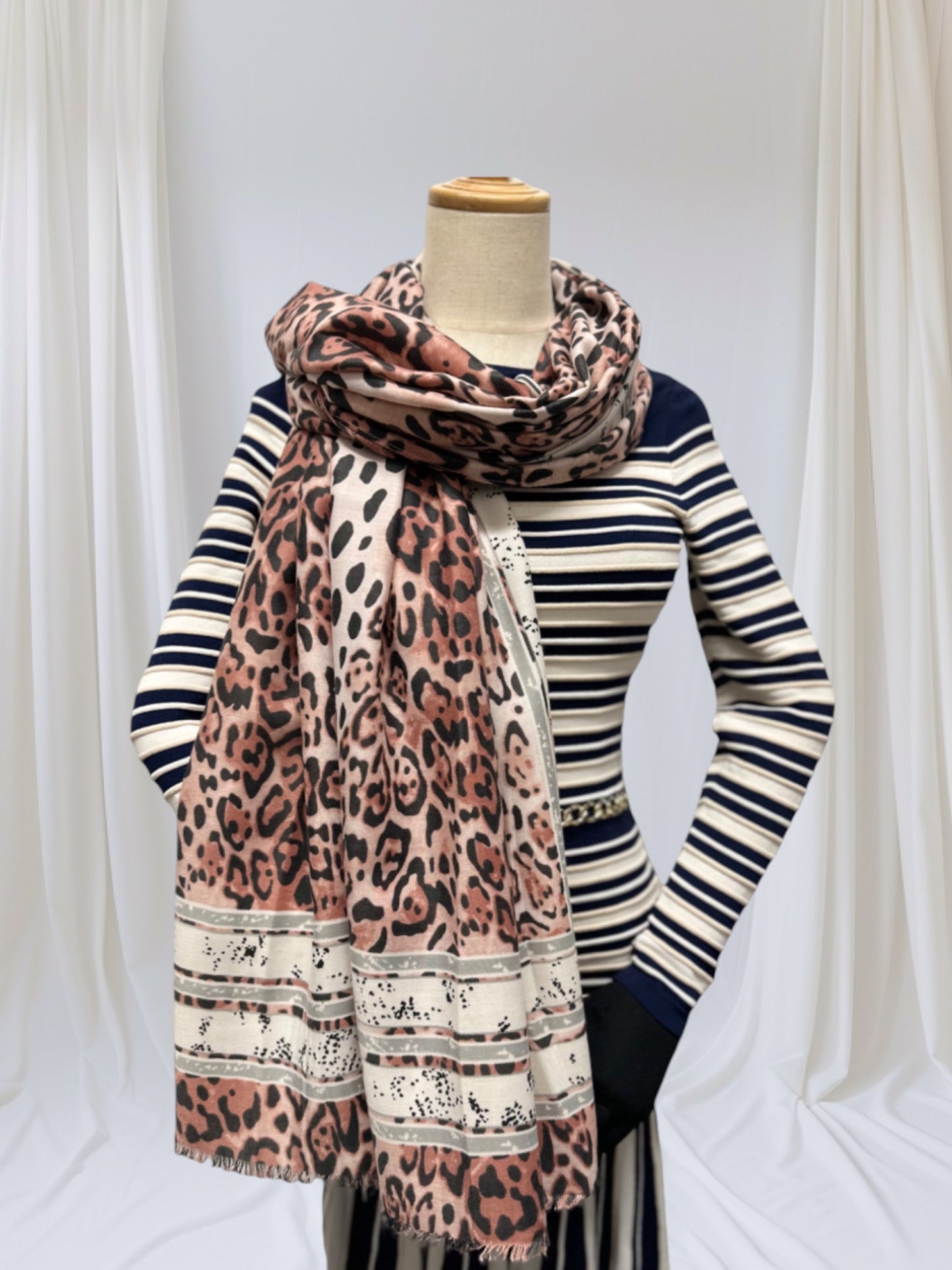 Leopard Print Scarf