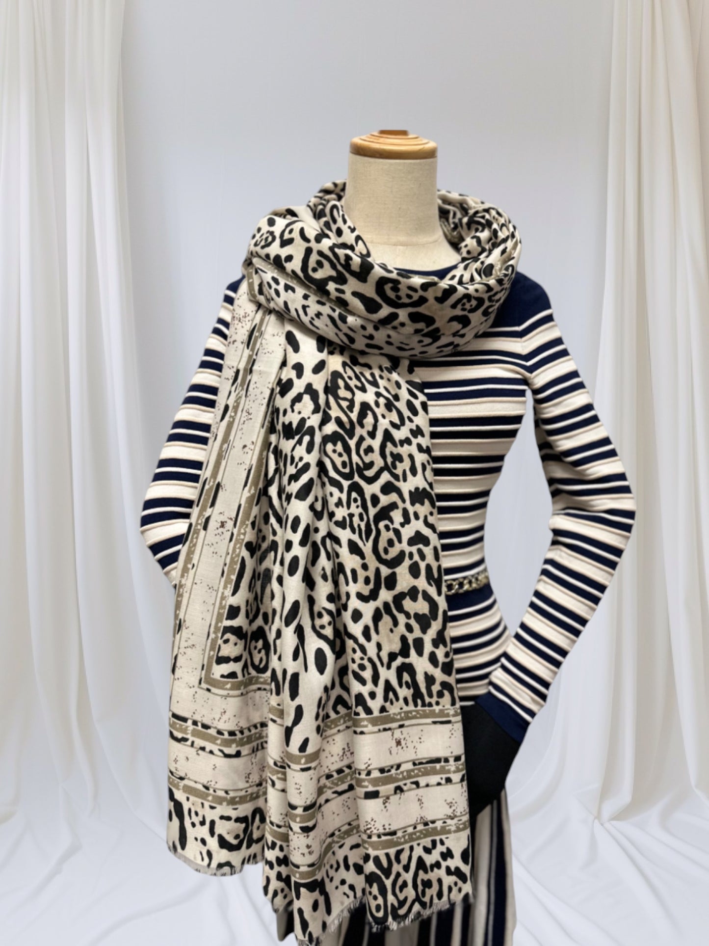 Leopard Print Scarf