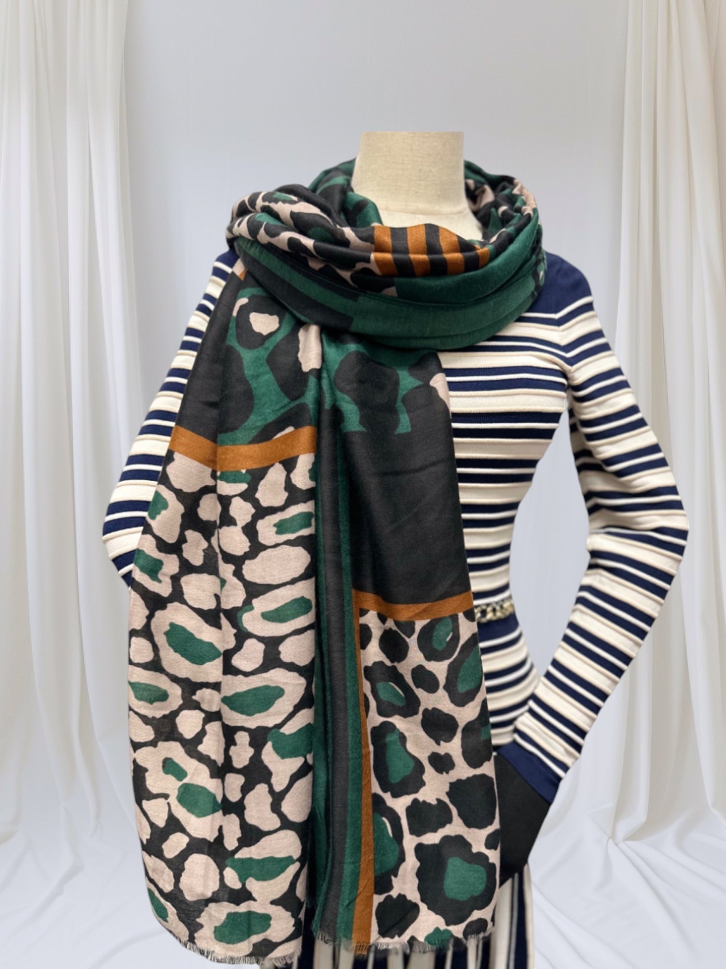 Animal Leopard Print  Scarf