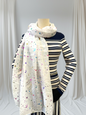 Glitter Rainbow Moon Star Print Scarf