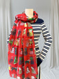 Cute Cat Print Scarf
