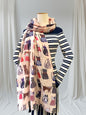 Cute Cat Print Scarf