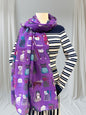 Cute Cat Print Scarf
