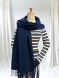Super Soft Plain pashmina Tassel Scarf Wrap