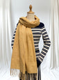 Super Soft Plain pashmina Tassel Scarf Wrap