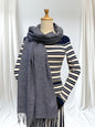 Super Soft Plain pashmina Tassel Scarf Wrap