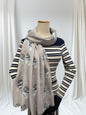 Poodle  Print Scarf