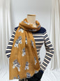 Poodle  Print Scarf