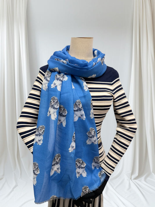 Poodle  Print Scarf