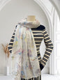 Glitter Rainbow Butterfly Print Scarf