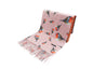 Robin Bird Double Sided Printed  Winter Wrap Pashmina Scarf