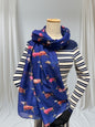 Sausage Dog  Print Scarf