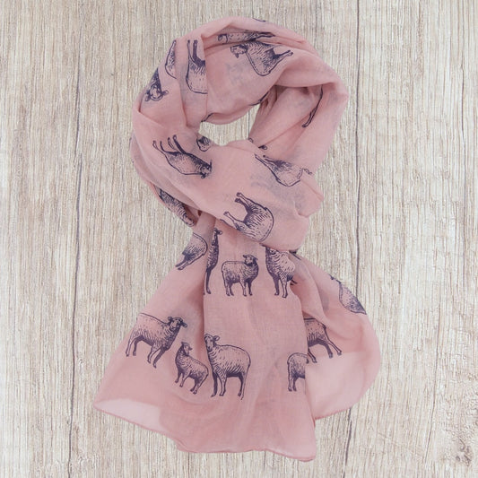 Sheep Printed Scarf