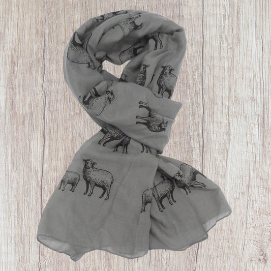 Sheep Printed Scarf
