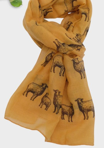 Sheep Printed Scarf