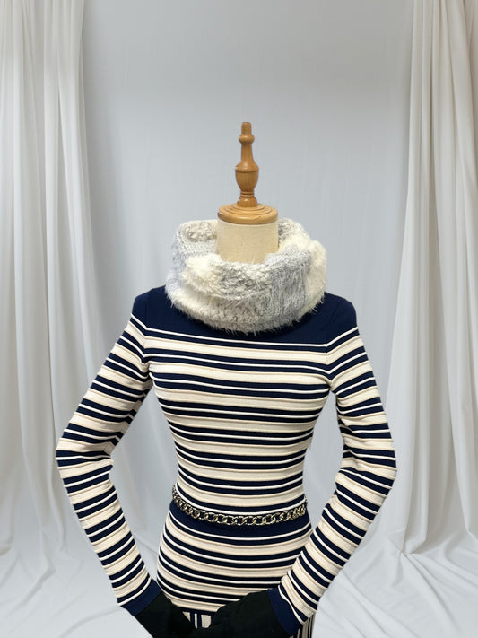 Knitted Infinity scarf snood