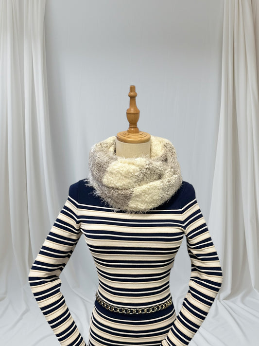 Knitted Infinity scarf snood