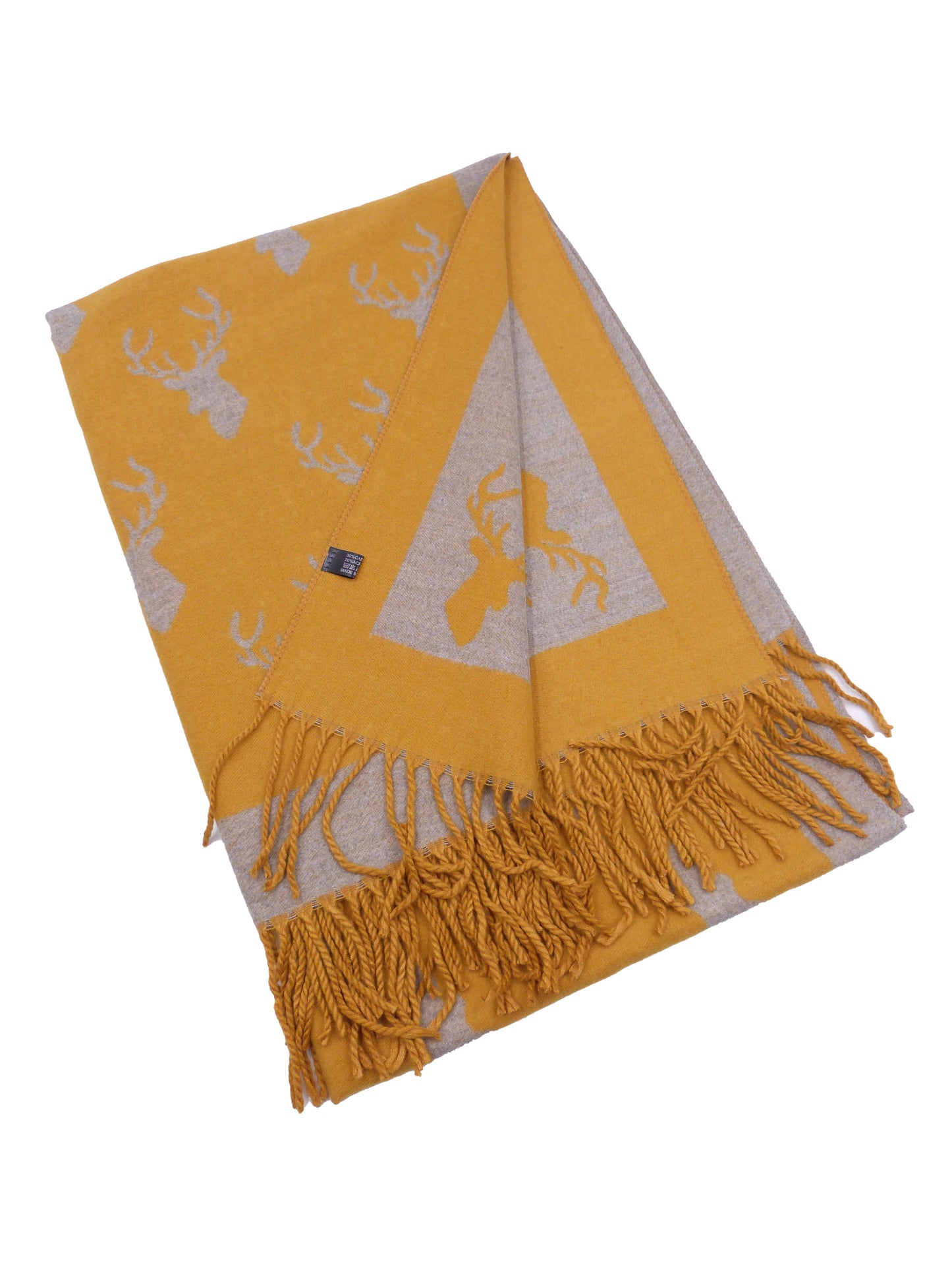 Stag Print Winter Wrap Blanket Scarf