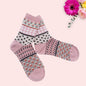 Flower Dots Heart Pattern Socks