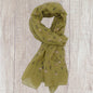 Glitter Tiny  flower Scarf