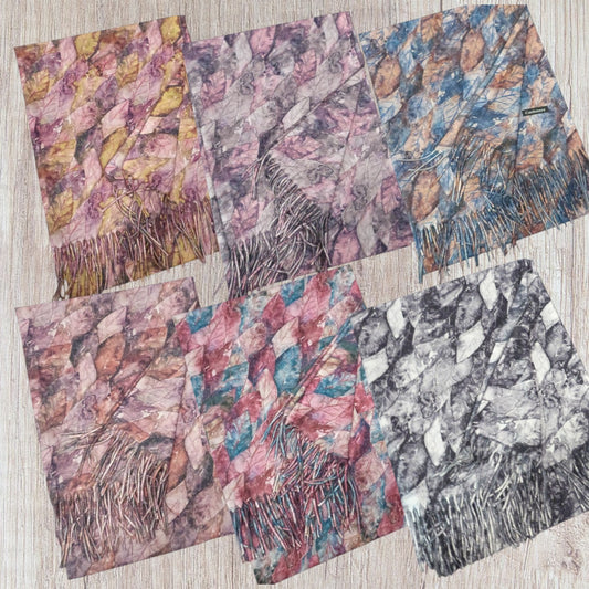 Autumn Leaf  Cashmere Feel Scarf