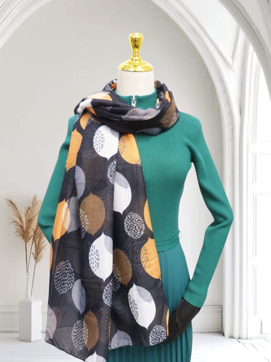 Tree Leaves  Print Scarf