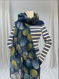 Colour Tree Leaves Leaf Print Scarf