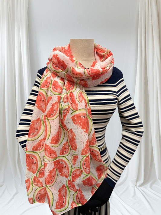 Water Melon Print Scarf
