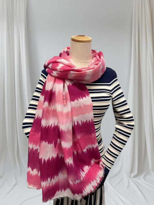 Tie Dye Print Scarf