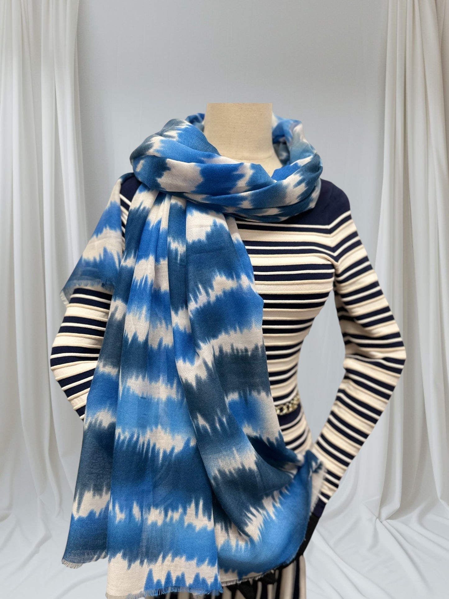 Tie Dye Print Scarf