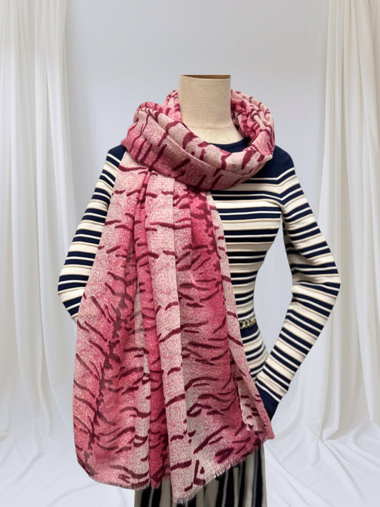 Two Tone Tiger Stripes Scarf