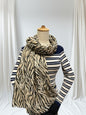 Animal Zebra Print Scarf