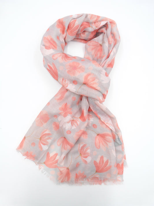 Spring Flower Print Scarf
