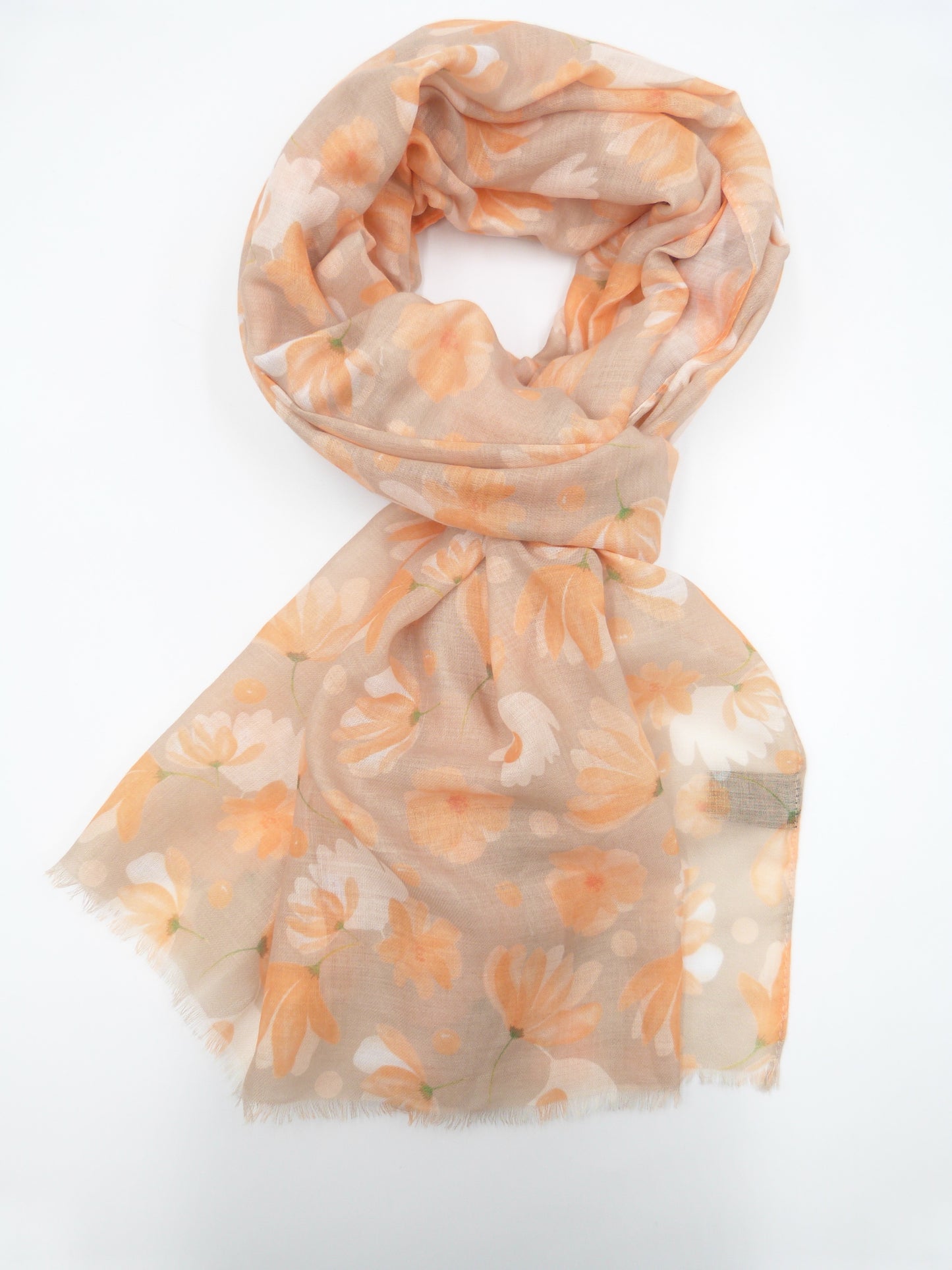 Spring Flower Print Scarf