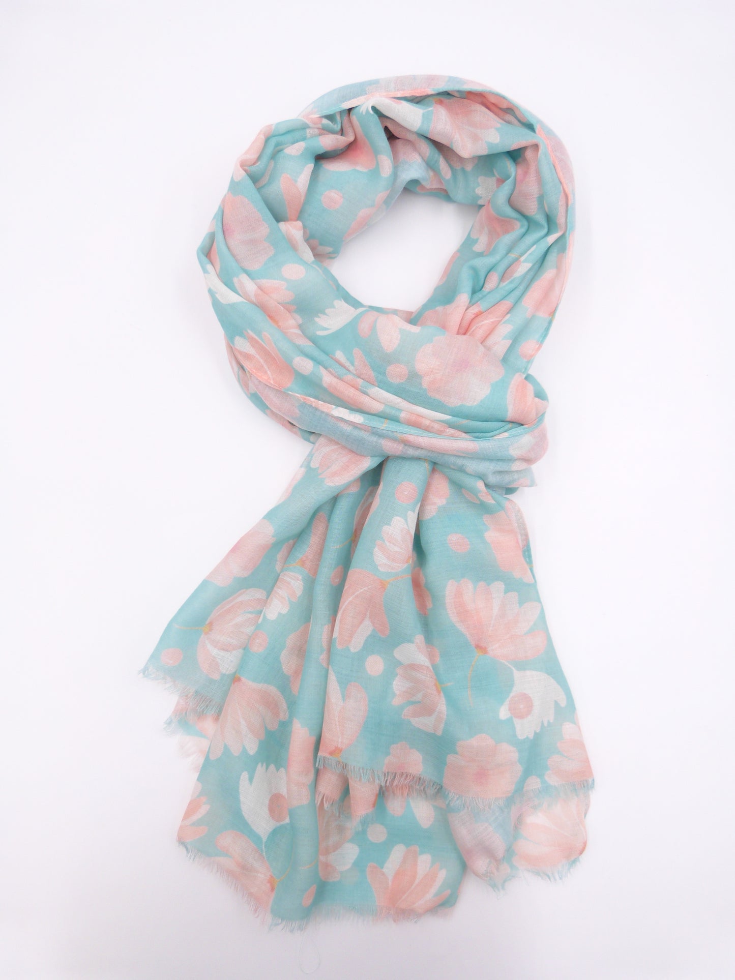 Spring Flower Print Scarf