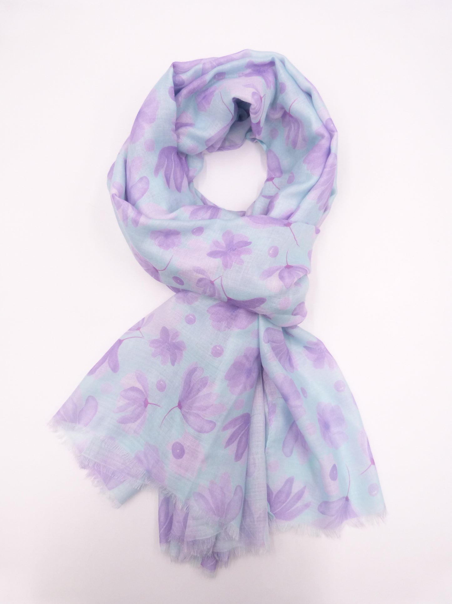 Spring Flower Print Scarf