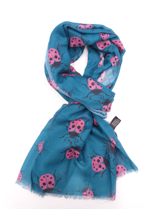 Ladybird Print Scarf