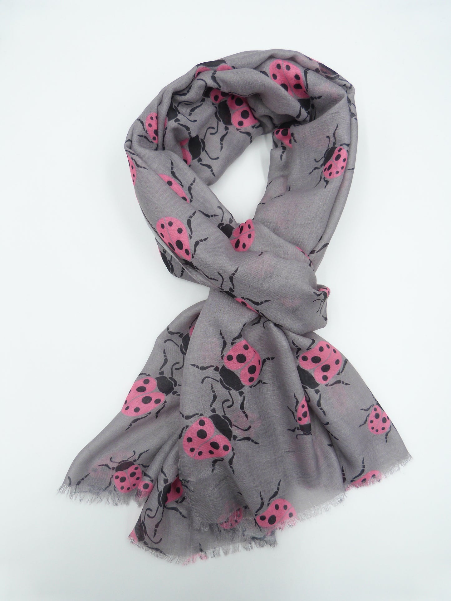 Ladybird Print Scarf