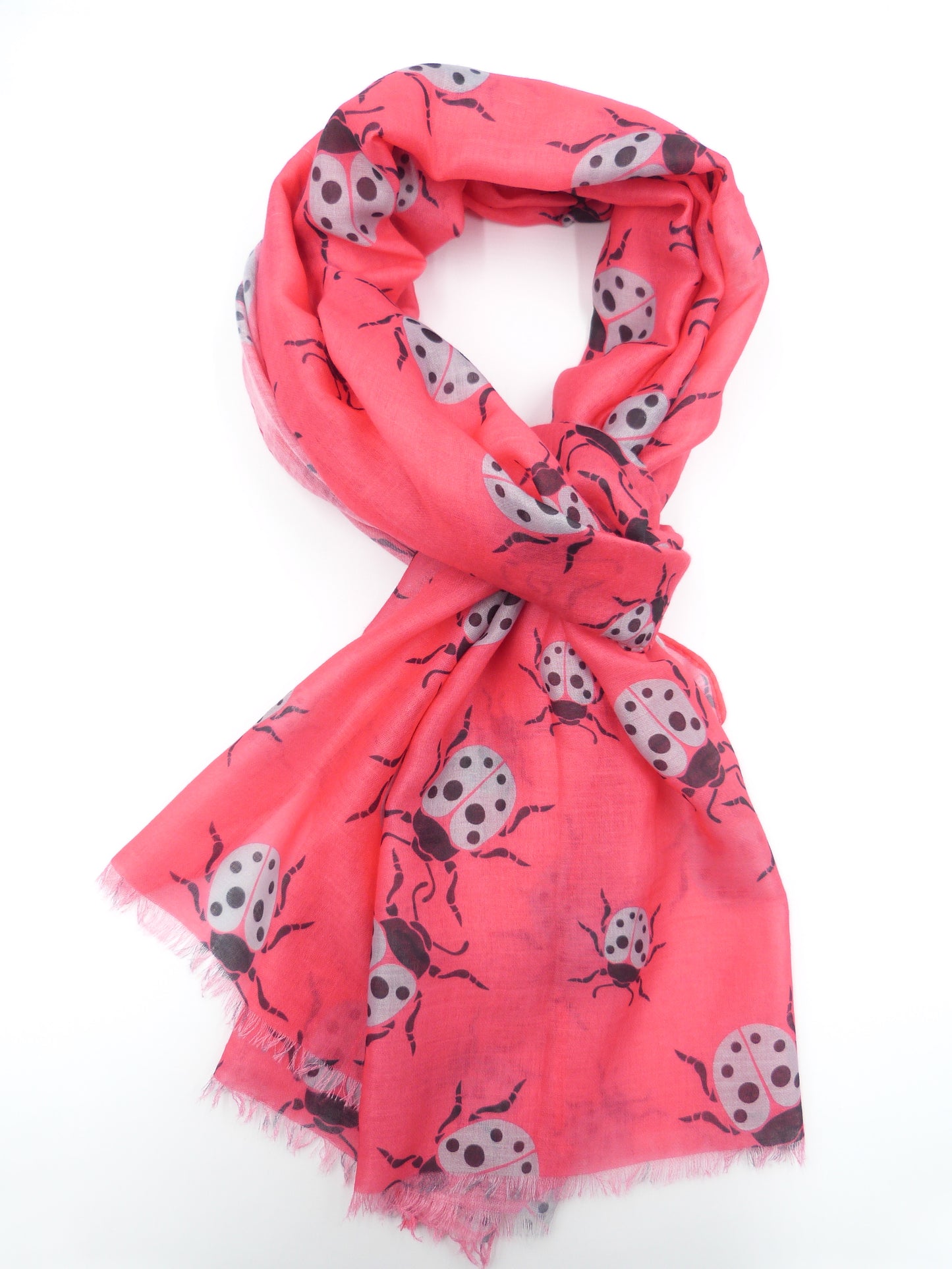 Ladybird Print Scarf