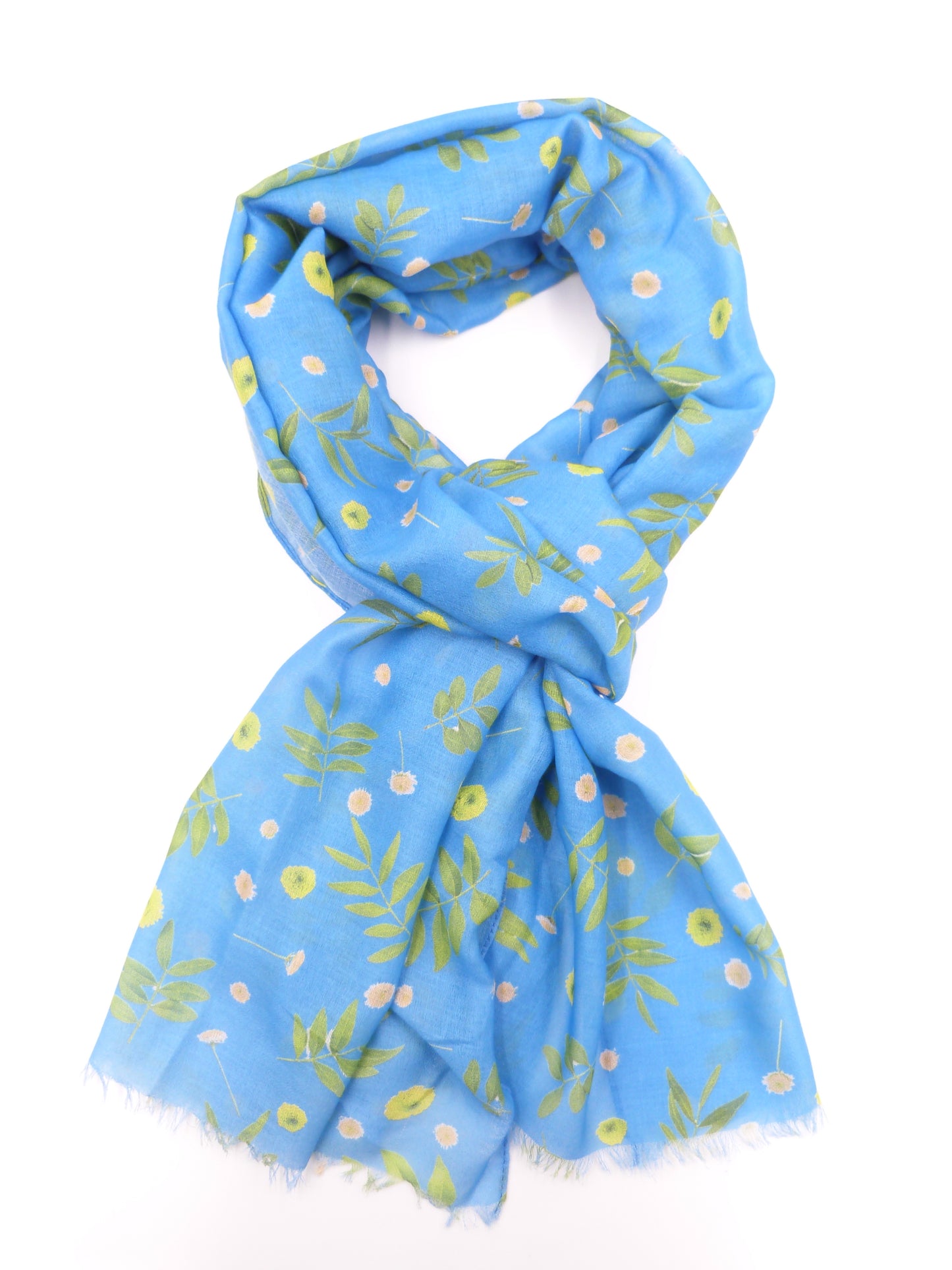 Mountain Ash Leaf Print Scarf