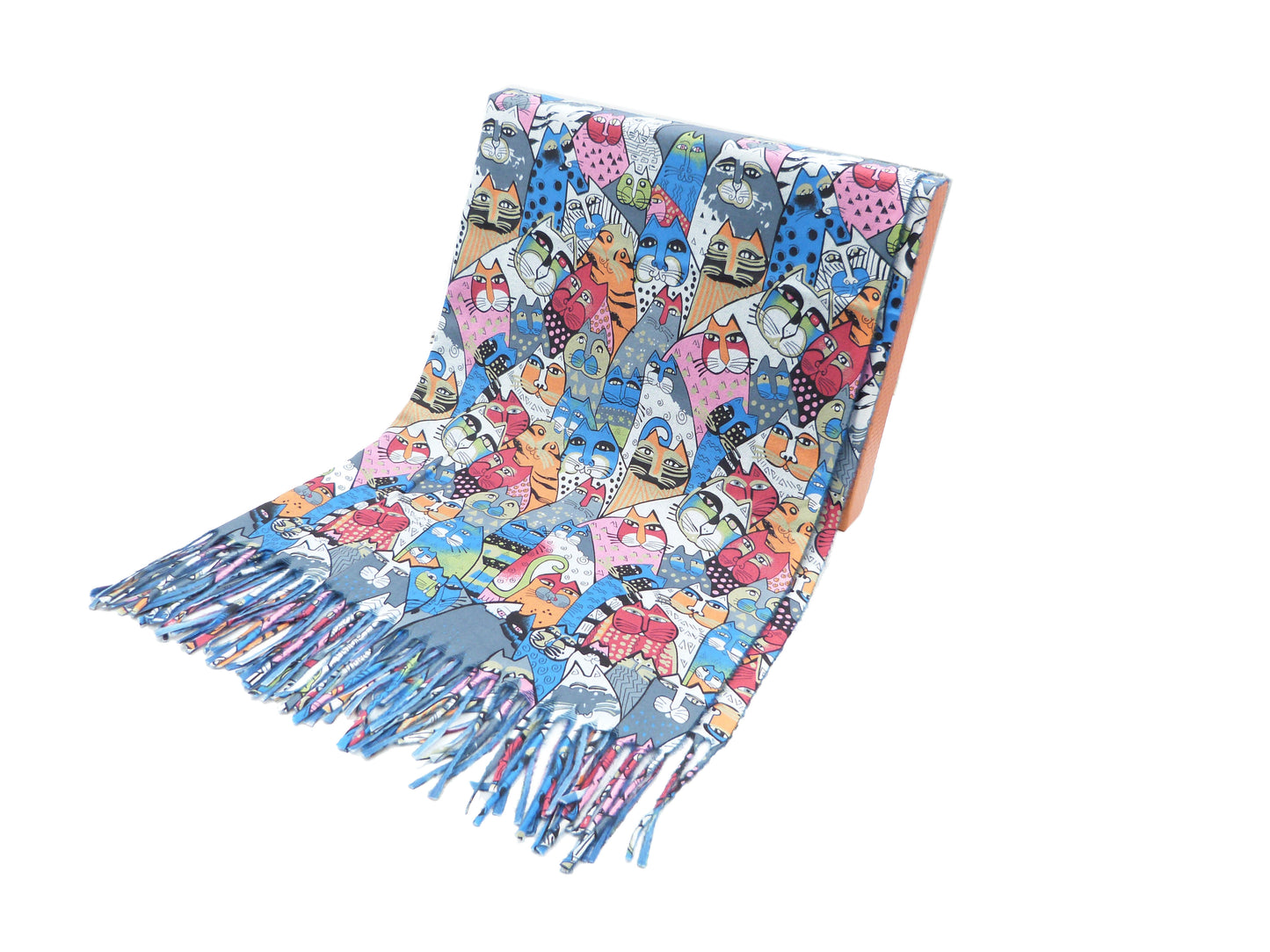 Cat  Print Scarf