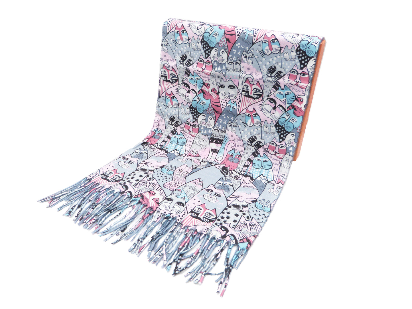 Cat  Print Scarf