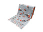 Robin Bird Double Sided Printed  Winter Wrap Pashmina Scarf