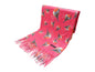 Robin Bird Double Sided Printed  Winter Wrap Pashmina Scarf