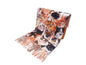 Cat Print Wrap Pashmina Cashmere Feel Scarf